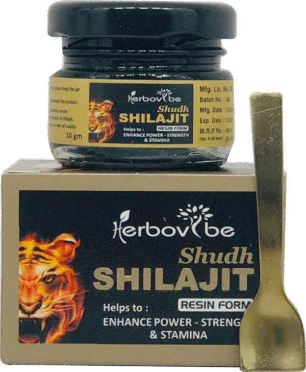 Herbovibe shudh shilajit resin image