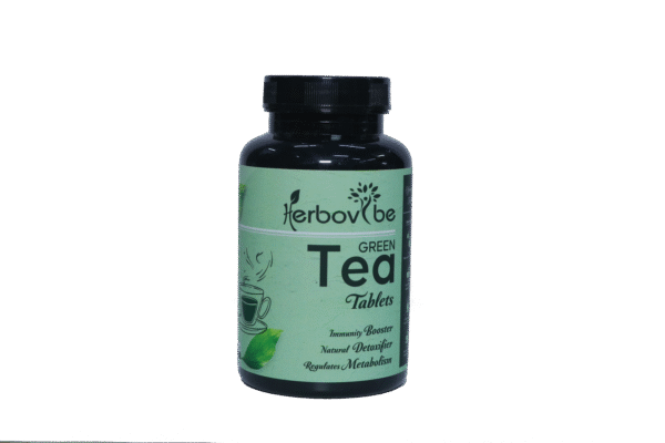 Herbovibe green tea tablets image