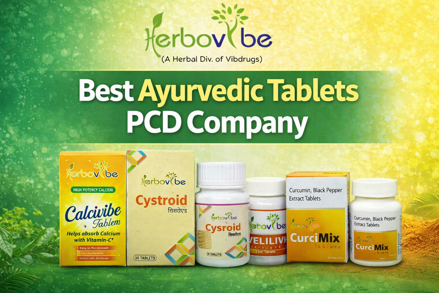Best Ayurvedic Tablets PCD Company | Herbovibe Pharma