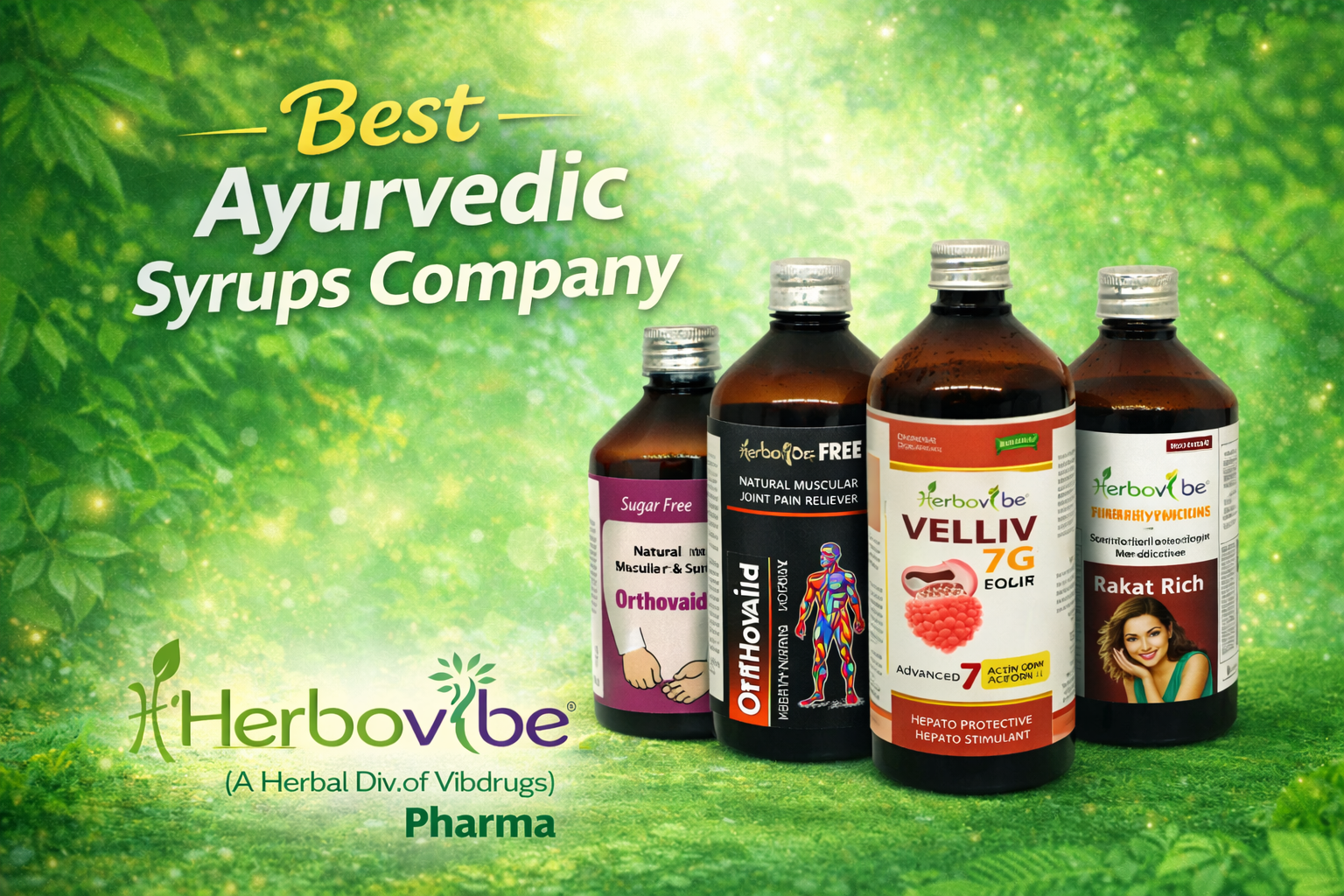 Best Ayurvedic Syrups Company: Herbovibe Pharma