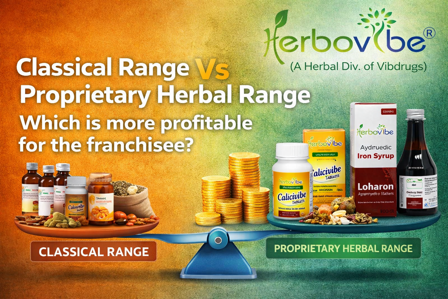 Classical Range Vs Proprietary Herbal Range Which is more profitable for the franchisee?